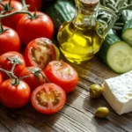traditional greek food recipes fresh ingredients platter