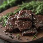 Marinated venison steak with herbs - what's the best thing to soak deer meat in