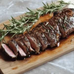 Perfectly cooked deer backstrap on a wooden board - what is the best way to cook back straps of a deer?