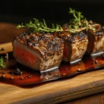 Perfectly cooked deer backstrap slice – Why is my deer backstrap tough?