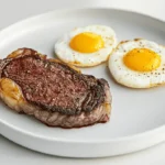 zero carb meals example with steak and eggs