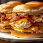 ranch chicken sandwiches on a plate